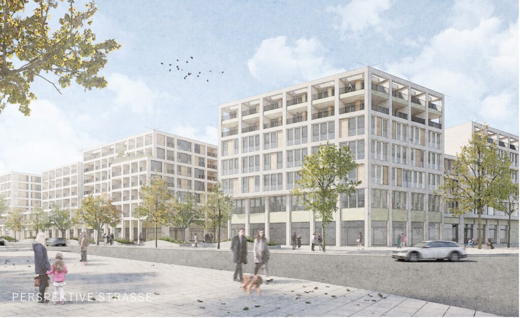 Grünes Quartier auf dem Gelände des heutigen EKZ in Böblingen:  Realisierungswettbewerb zur Neubebauung entschieden